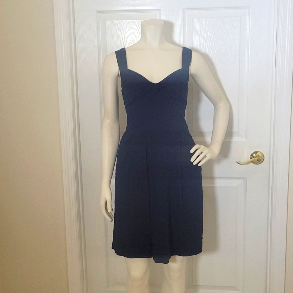 Lilly Pulitzer navy blue midi dress size 6
